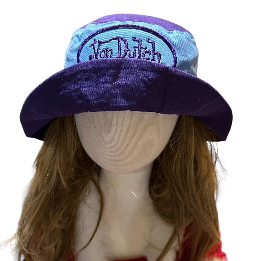 Vintage Von Dutch Bucket Fisherman Youth/Kids Hat Y2K